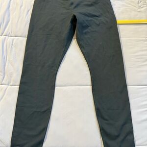 G Active Hunter Green High Waist Yoga Leggings Soft Athleisure Stretch Soft EUC